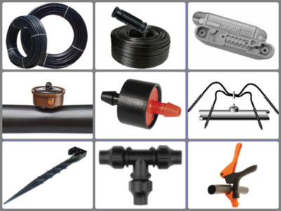 1. Driplines, Drippers, PE-pipes & Accessories